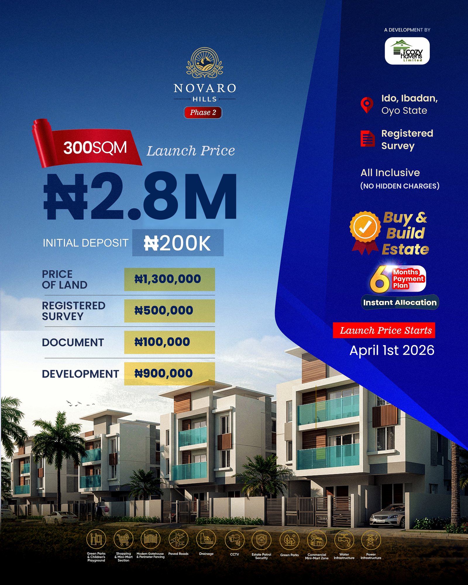 Novaro Hills (300sqm)